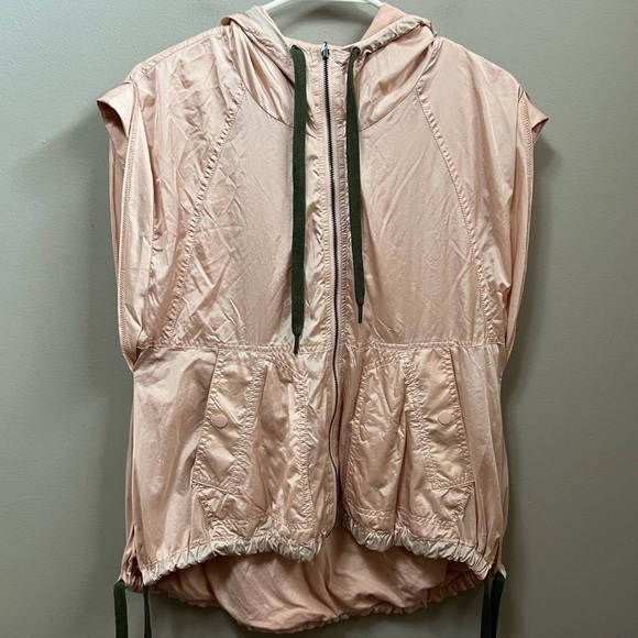 EUC Anthropologie Daily Practice The Glass Beach Vest size Small in peach pink - Picture 3 of 9